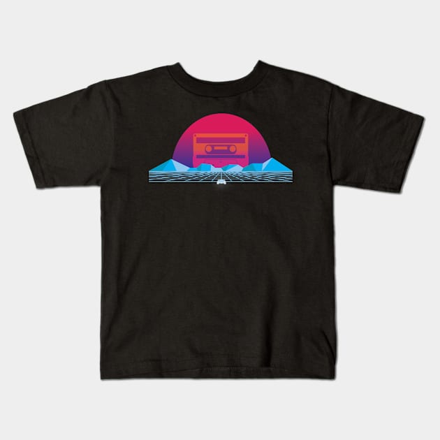 Sun Sette Kids T-Shirt by itsmidnight